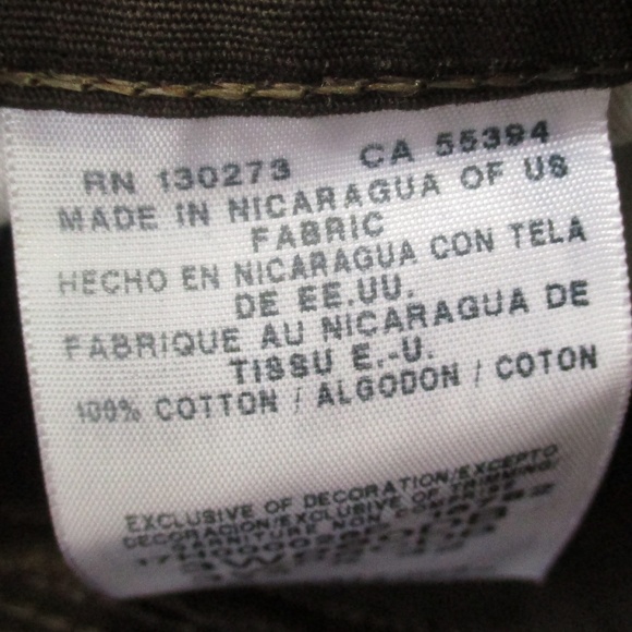 Wrangler Riggs Pants Men's 34x32 Brown Ranger Cargo Ripstop Relaxed Work Wear - Picture 9 of 10